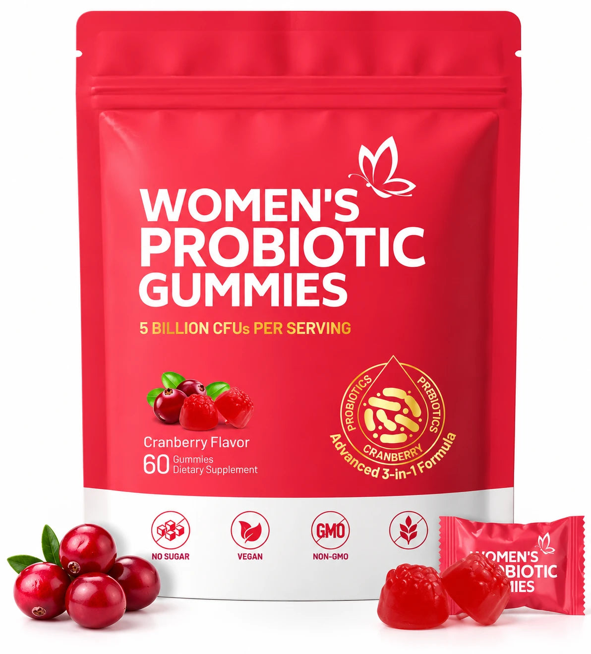 Gomitas Probióticas para Mujer